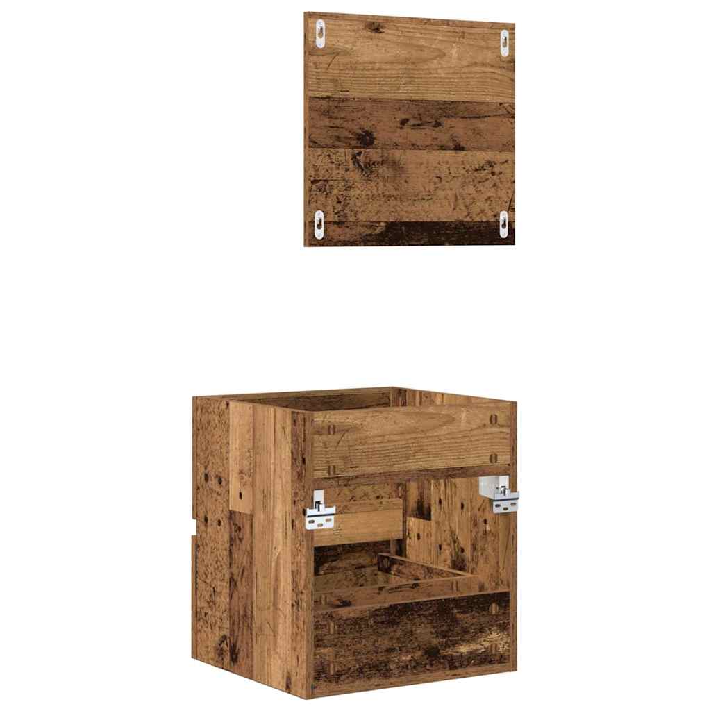Badezimmerschrank Altholz 41 x 38.5 x 45 cm Holzwerkstoff