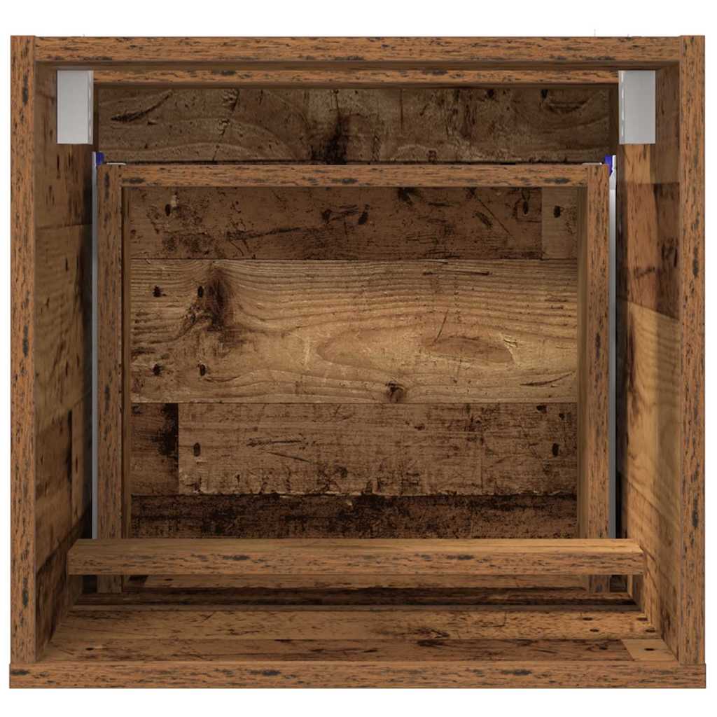 Badezimmerschrank Altholz 41 x 38.5 x 45 cm Holzwerkstoff