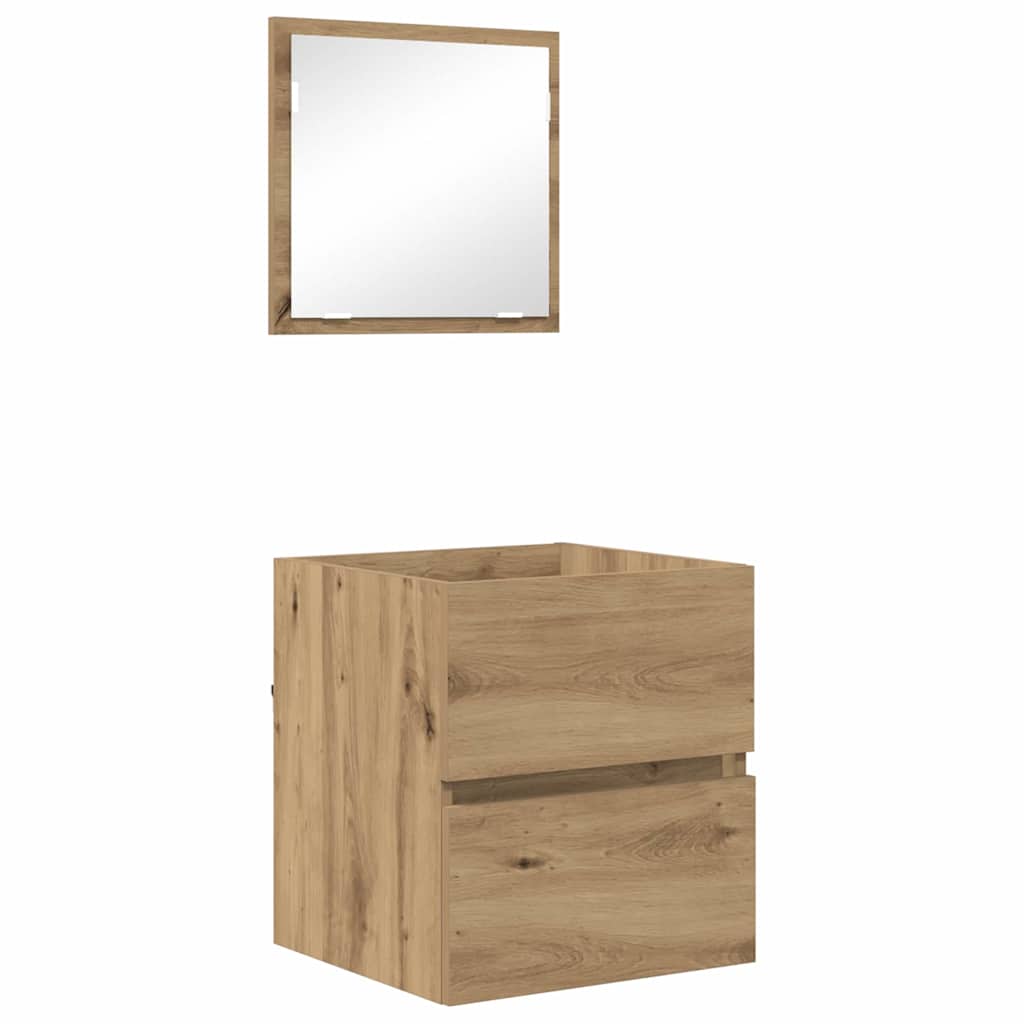 Badezimmerschrank Artisan-Eiche 41 x 38.5 x 45 cm Holzwerkstoff
