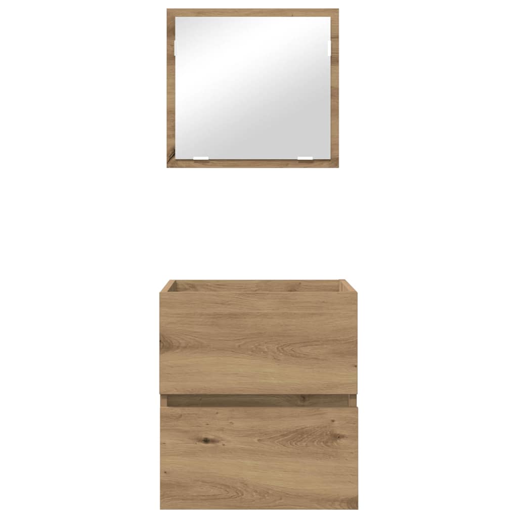 Badezimmerschrank Artisan-Eiche 41 x 38.5 x 45 cm Holzwerkstoff