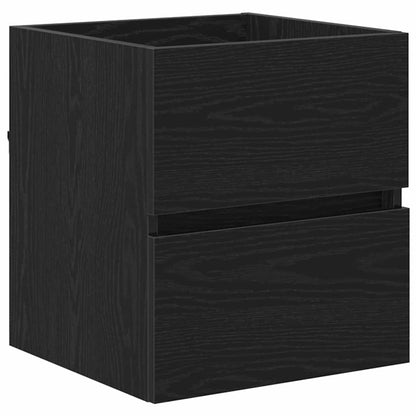 Badezimmerschrank Schwarz Eichen-Optik 41 x 38.5 x 45 cm