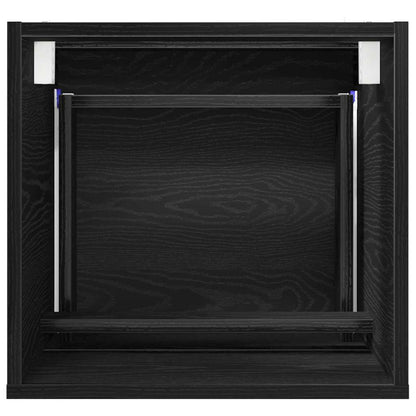 Badezimmerschrank Schwarz Eichen-Optik 41 x 38.5 x 45 cm