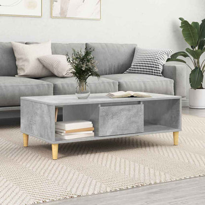 Couchtisch Betongrau 103,5 x 60 x 35 cm Holzwerkstoff