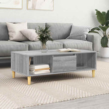 Couchtisch Grau Sonoma 103,5 x 60 x 35 cm Holzwerkstoff
