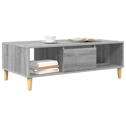 Couchtisch Grau Sonoma 103,5 x 60 x 35 cm Holzwerkstoff
