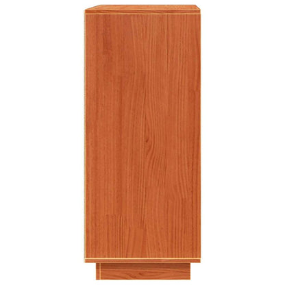 Sideboard Wachsbraun 70 x 34 x 80 cm Massivholz Kiefer