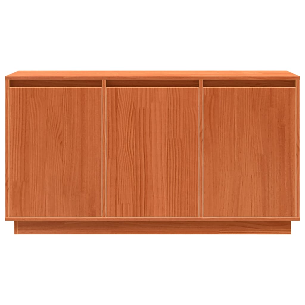 Sideboard Braun 111 x 34 x 60 cm Massivholz Kiefer