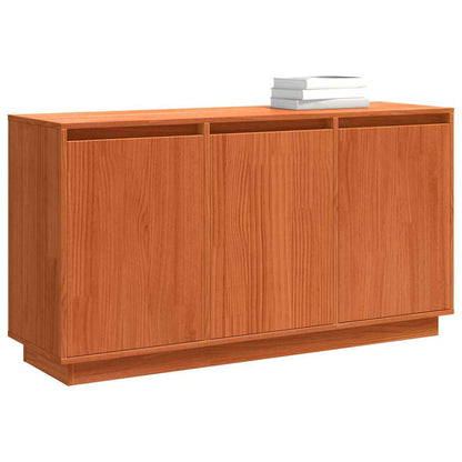 Sideboard Braun 111 x 34 x 60 cm Massivholz Kiefer