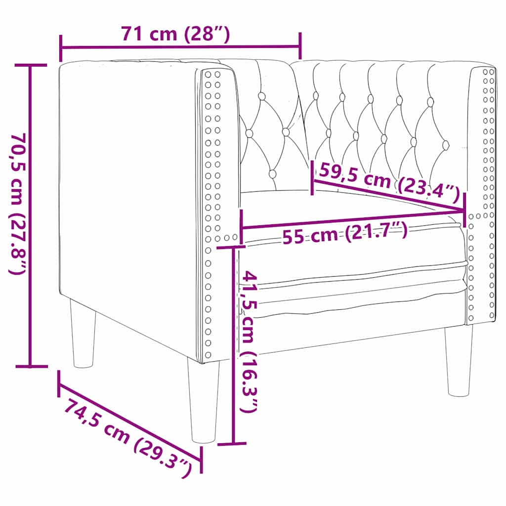 Sofa Set Dunkelgrau Samt