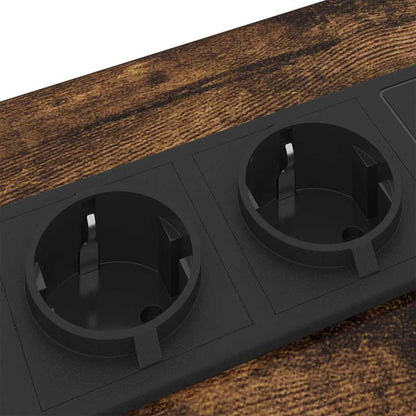 Nachttisch Räuchereiche 30 x 48 x 61 cm Holzwerkstoff