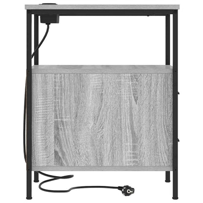 Nachttisch Grau Sonoma 30 x 48 x 61 cm Holzwerkstoff