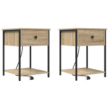 Nachttisch 2 pcs Sonoma Eiche 42 x 41 x 56 cm Holzwerkstoff