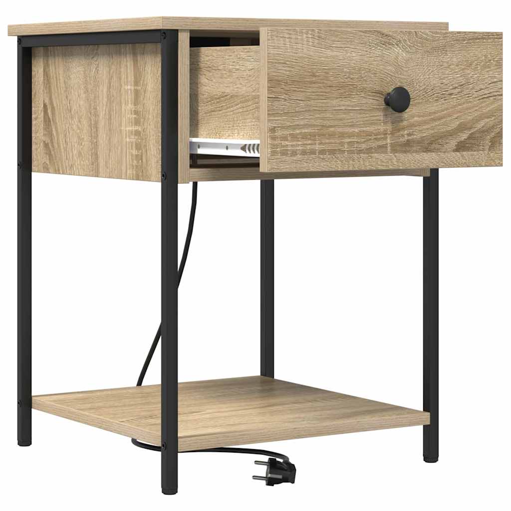 Nachttisch 2 pcs Sonoma Eiche 42 x 41 x 56 cm Holzwerkstoff