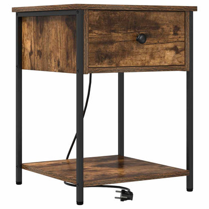 Nachttisch Räuchereiche 42 x 41 x 56 cm Holzwerkstoff