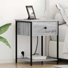 Nachttisch 2 pcs Grau Sonoma 42 x 41 x 56 cm Holzwerkstoff