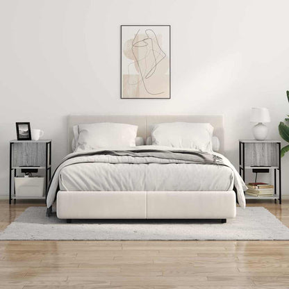 Nachttisch Grau Sonoma 38 x 31 x 61 cm Holzwerkstoff