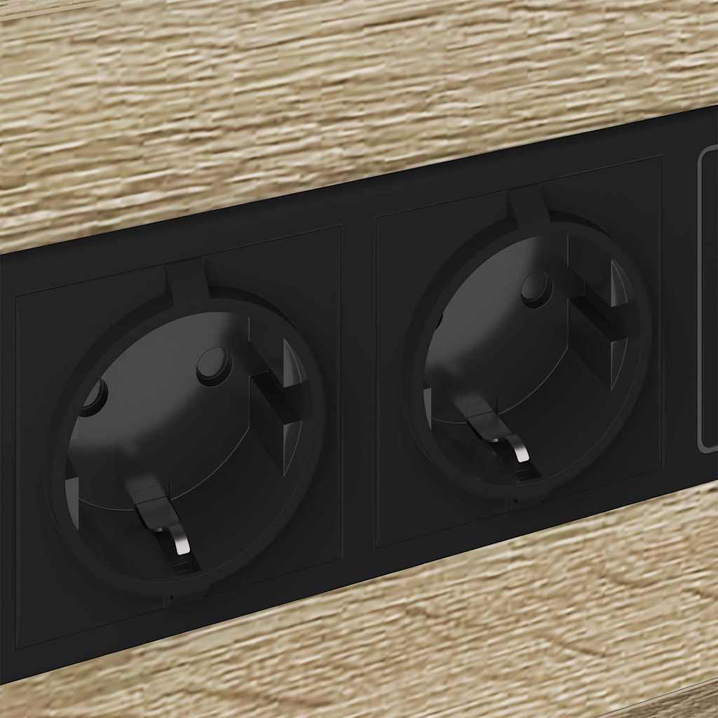 Nachttisch mit Ladestation 2 pcs Sonoma Eiche 40 x 31 x 60 cm