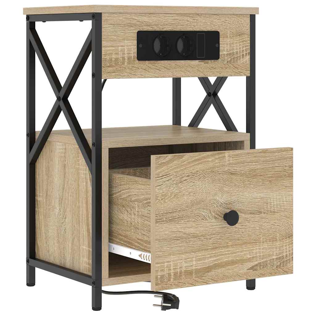 Nachttisch Sonoma Eiche 40 x 31 x 60 cm Holzwerkstoff