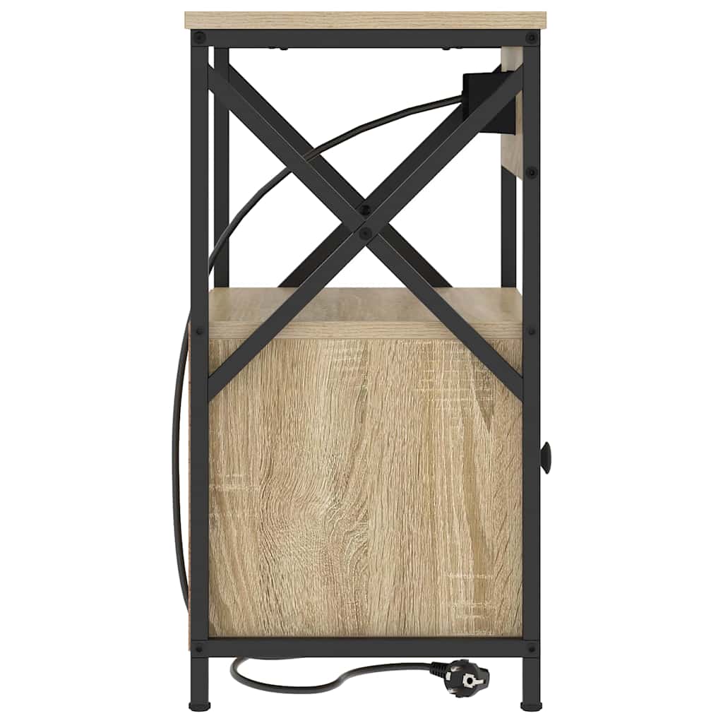 Nachttisch 2 pcs Sonoma Eiche 40 x 31 x 60 cm Holzwerkstoff