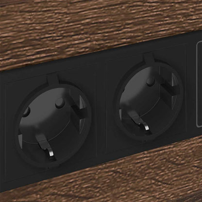 Nachttisch 2 pcs Braune Eiche 40 x 31 x 60 cm Holzwerkstoff