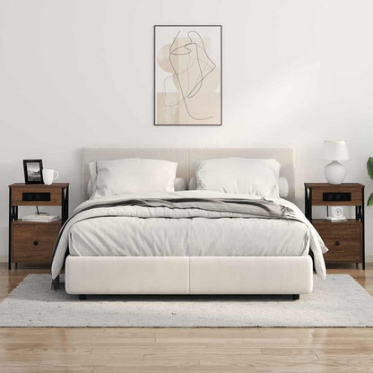 Nachttisch 2 pcs Braune Eiche 40 x 31 x 60 cm Holzwerkstoff