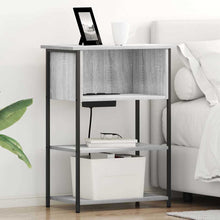 Nachttisch Grau Sonoma 55 x 31 x 76 cm Holzwerkstoff