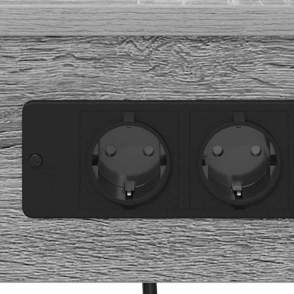 Nachttisch mit Ladestation 2 pcs Grau Sonoma 41 x 31 x 51 cm