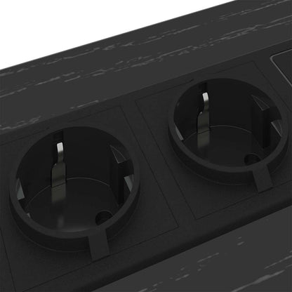 Nachttisch Schwarze Eiche Holzwerkstoff Schwarz Eichen-Optik 1