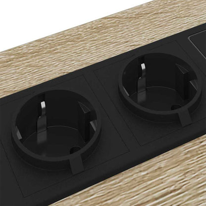 Nachttisch 2 pcs Sonoma Eiche Holzwerkstoff