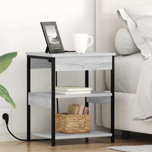 Nachttisch Grau Sonoma Holzwerkstoff