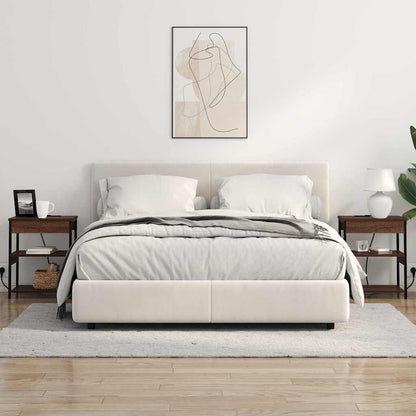 Nachttisch Braune Eiche Holzwerkstoff Braun Eichen-Optik 1