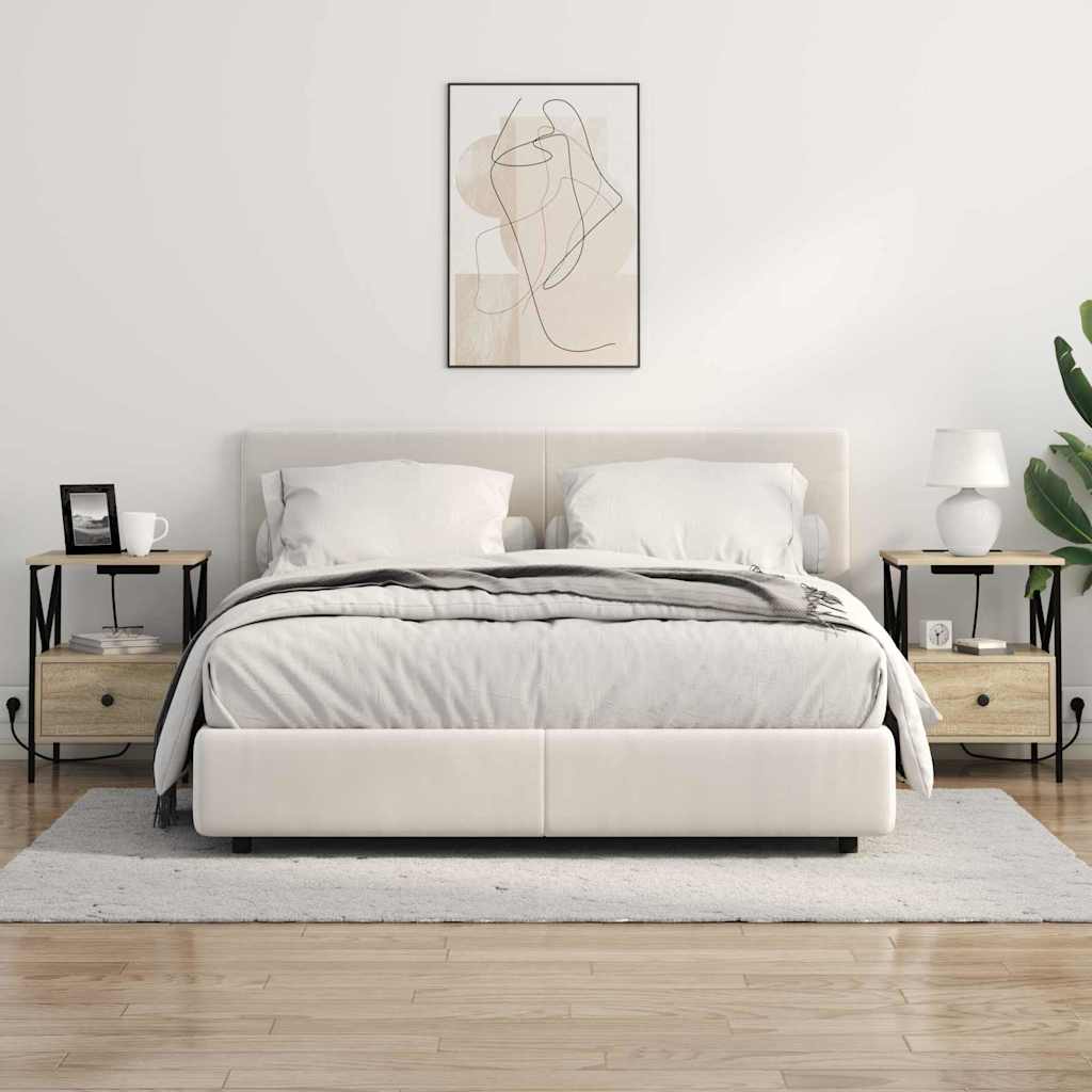 Nachttisch Sonoma-Eiche 41,5 x 40,5 x 55 cm Holzwerkstoff