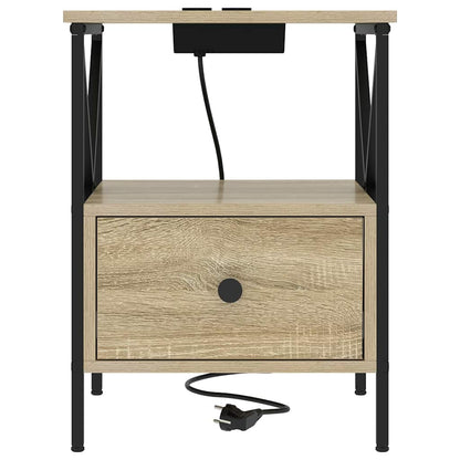 Nachttisch Sonoma-Eiche 41,5 x 40,5 x 55 cm Holzwerkstoff