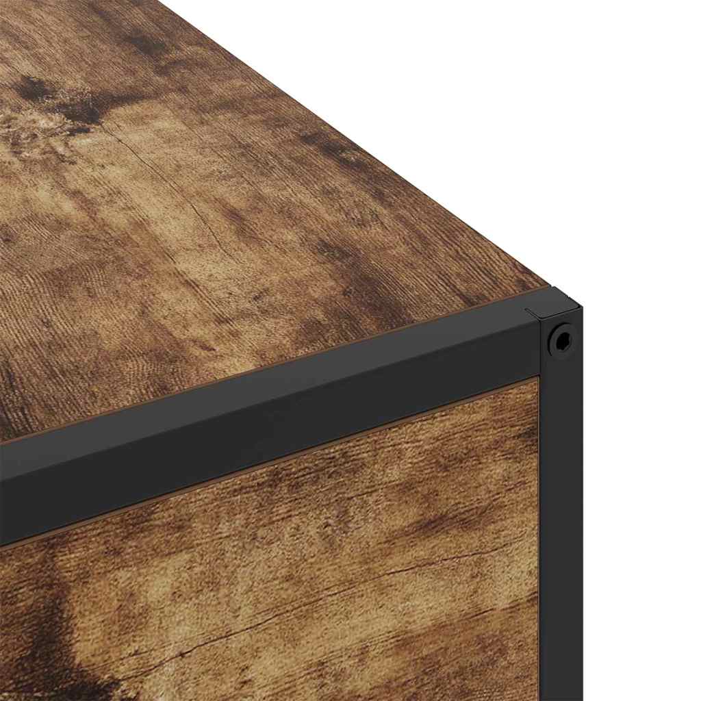 Nachttisch Räuchereiche 40 x 27 x 76 cm Holzwerkstoff