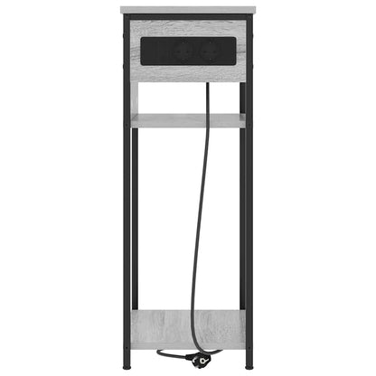 Nachttisch Grau Sonoma 41 x 28 x 76 cm Holzwerkstoff