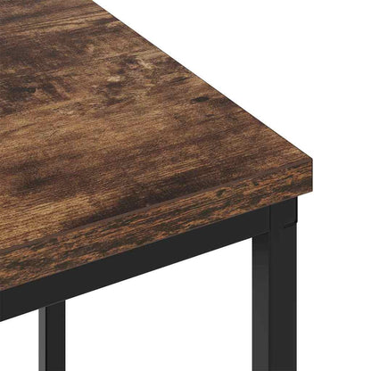 Nachttisch 2 pcs Räuchereiche 38 x 30 x 48 cm Holzwerkstoff