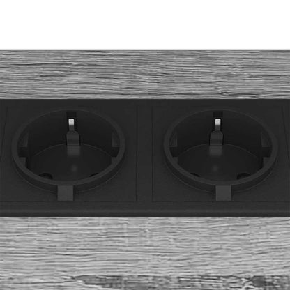 Nachttisch 2 pcs Grau Sonoma 38 x 30 x 48 cm Holzwerkstoff