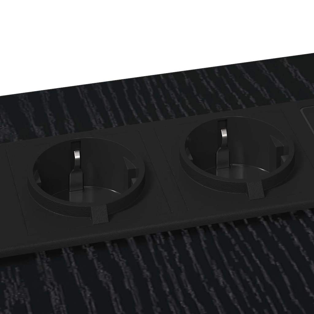 Nachttisch Schwarze Eiche 41,5 x 26 x 60,5 cm Holzwerkstoff