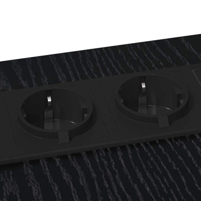 Nachttisch Schwarze Eiche 41,5 x 26 x 60,5 cm Holzwerkstoff