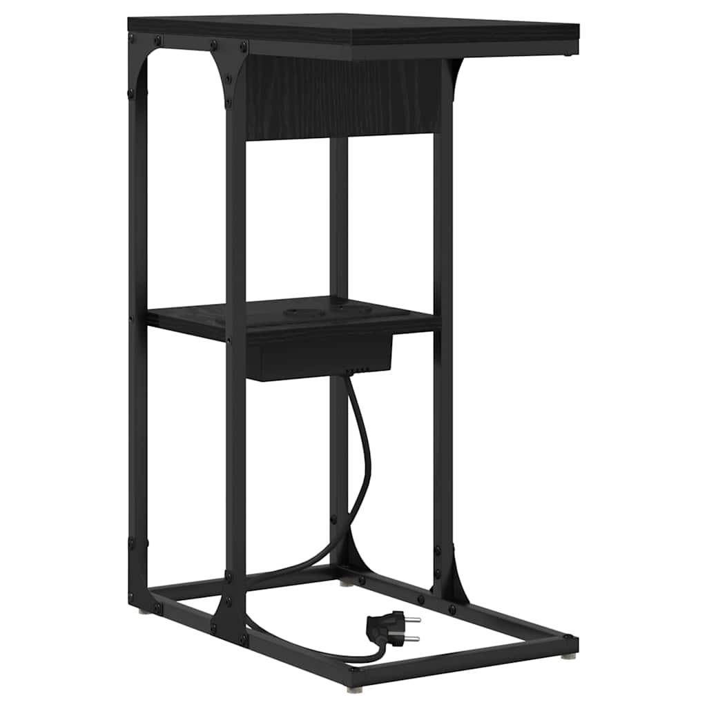 Nachttisch Schwarze Eiche 41,5 x 26 x 60,5 cm Holzwerkstoff