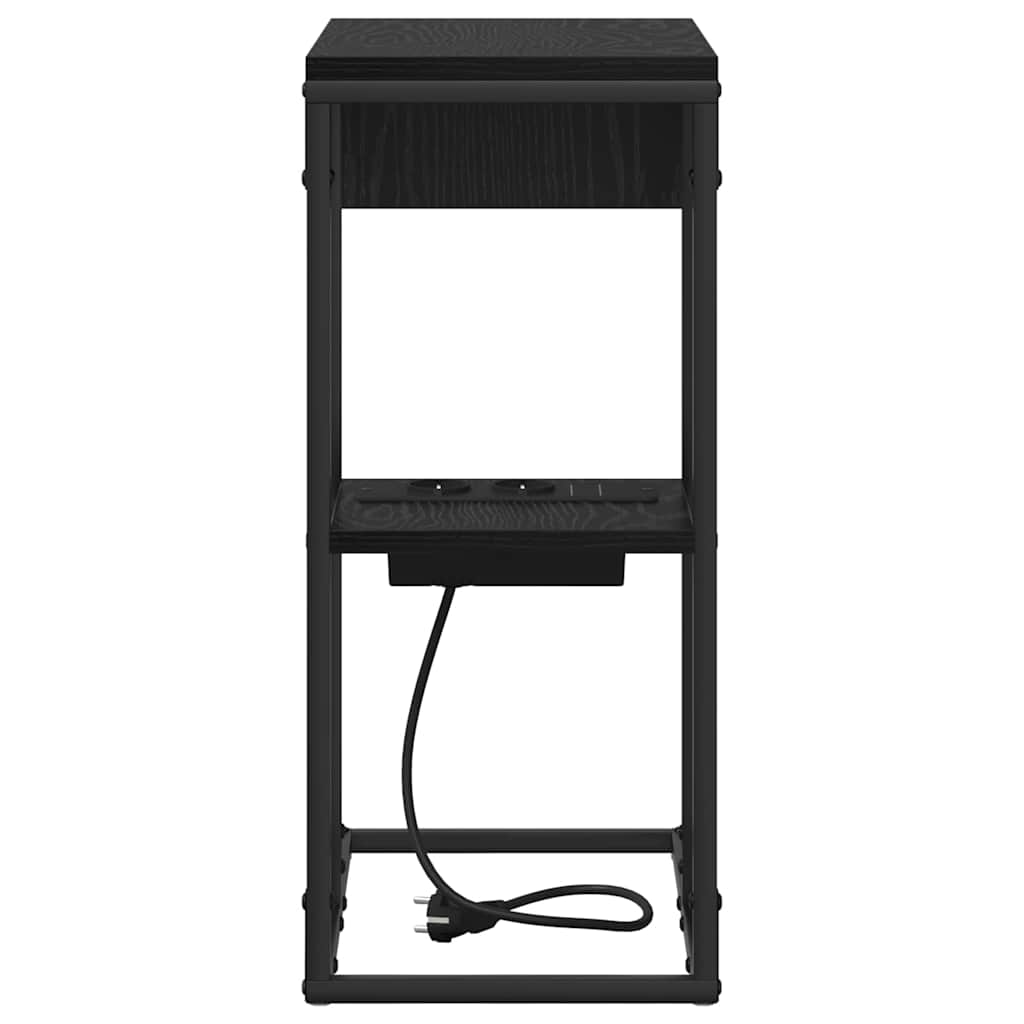 Nachttisch Schwarze Eiche 41,5 x 26 x 60,5 cm Holzwerkstoff