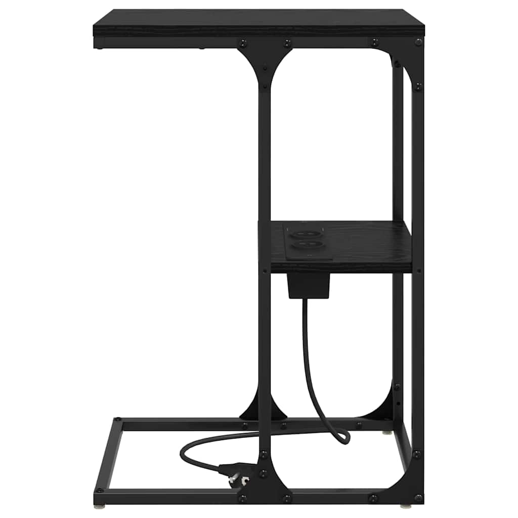 Nachttisch Schwarze Eiche 41,5 x 26 x 60,5 cm Holzwerkstoff