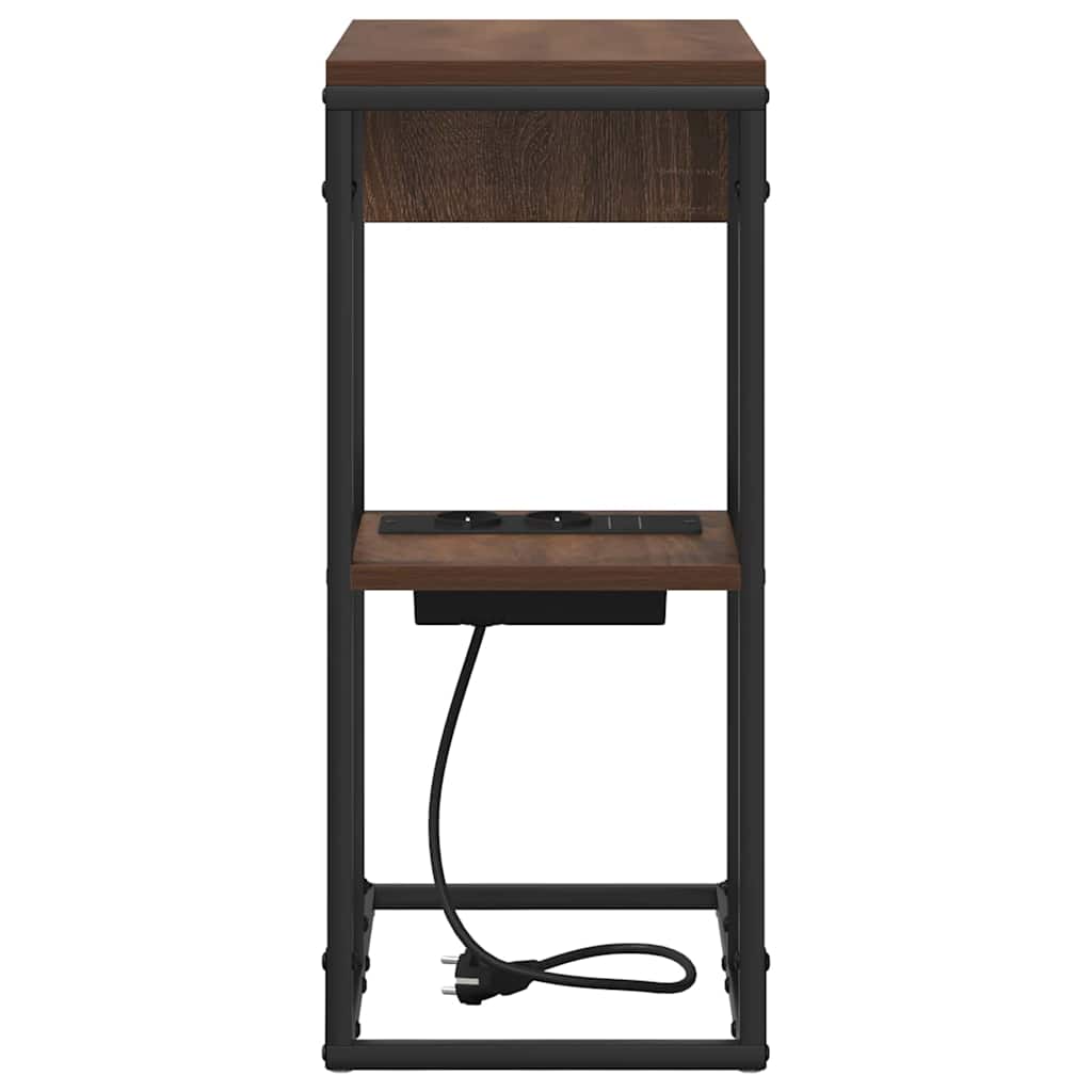 Nachttisch Braune Eiche 41,5 x 26 x 60,5 cm Holzwerkstoff