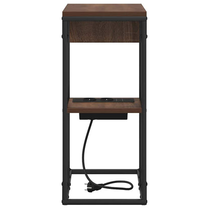 Nachttisch Braune Eiche 41,5 x 26 x 60,5 cm Holzwerkstoff