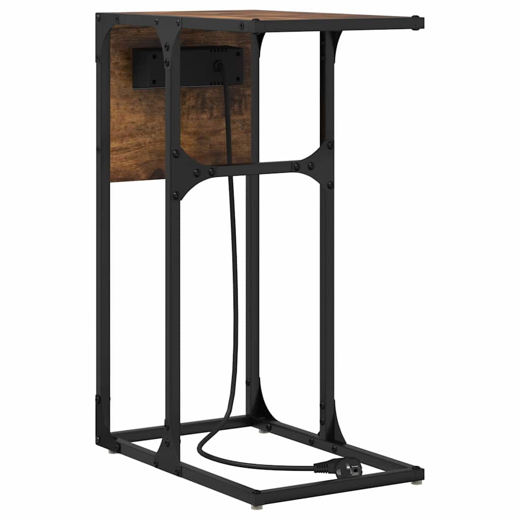 Nachttisch Räuchereiche Holzwerkstoff