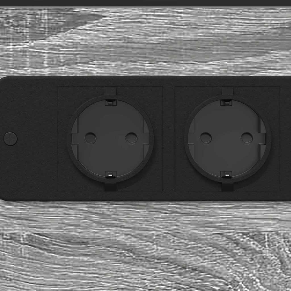 Nachttisch Grau Sonoma Holzwerkstoff