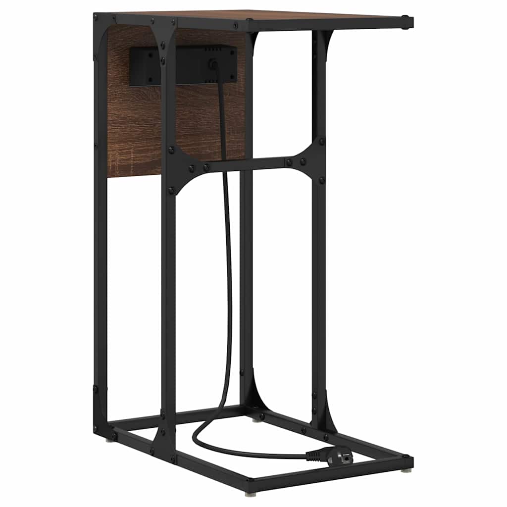 Nachttisch Braune Eiche Holzwerkstoff Braun Eichen-Optik