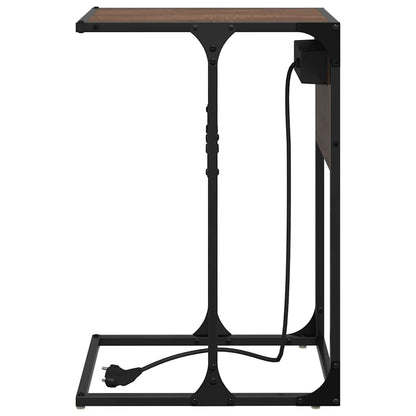 Nachttisch Braune Eiche Holzwerkstoff Braun Eichen-Optik