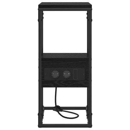 Nachttisch Schwarze Eiche 41,5 x 26 x 60,5 cm Holzwerkstoff