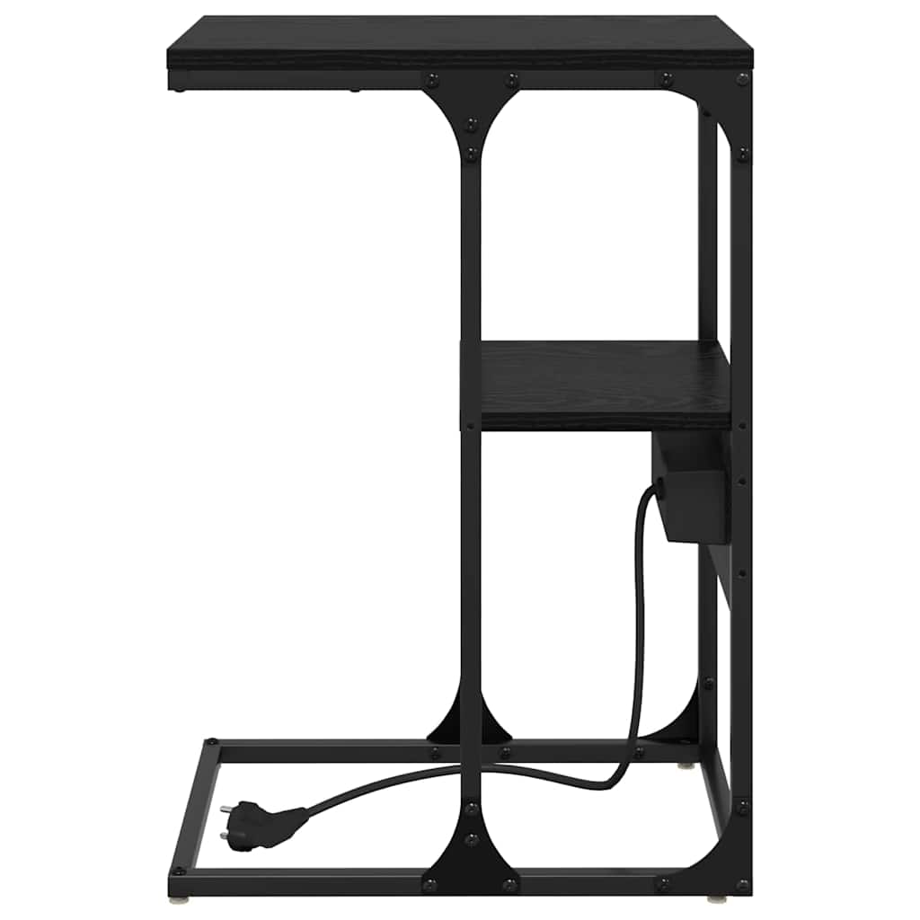 Nachttisch Schwarze Eiche 41,5 x 26 x 60,5 cm Holzwerkstoff